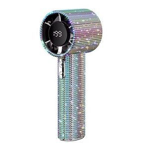 Rhinestone Bling Handheld Fan